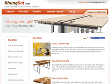 Tablet Screenshot of khungsat.com